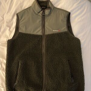 Barbour Men's Dark Green Fleece Vest